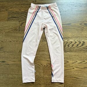Molo Pink and Blue Leggings with Stripes